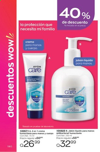 Catálogo Avon. Página 190