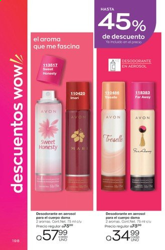 Catálogo Avon. Página 198
