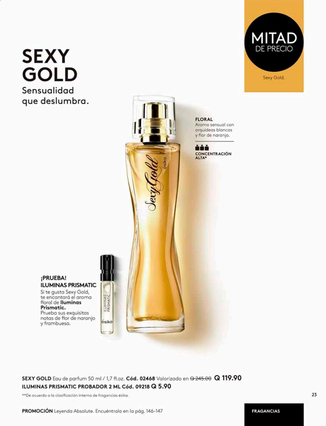 thumbnail - Folleto actual Ésika - Ventas - perfume. Página 23.