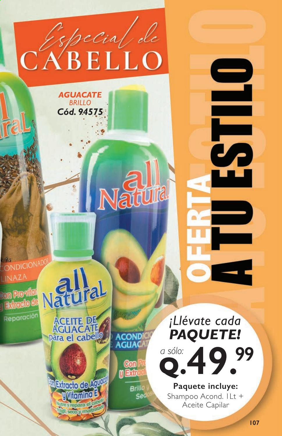 thumbnail - Folleto actual LêCleire - Ventas - champú, aceite capilar, shampoo. Página 109.