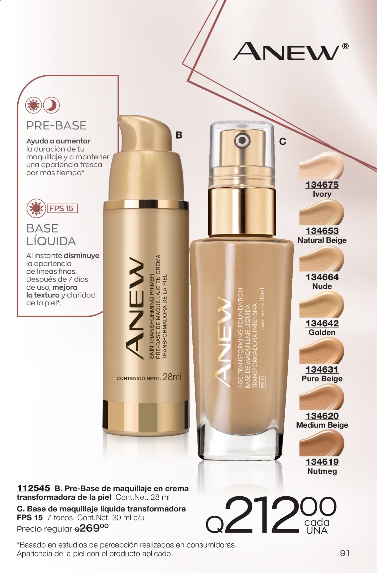 Catálogo Avon. Página 91