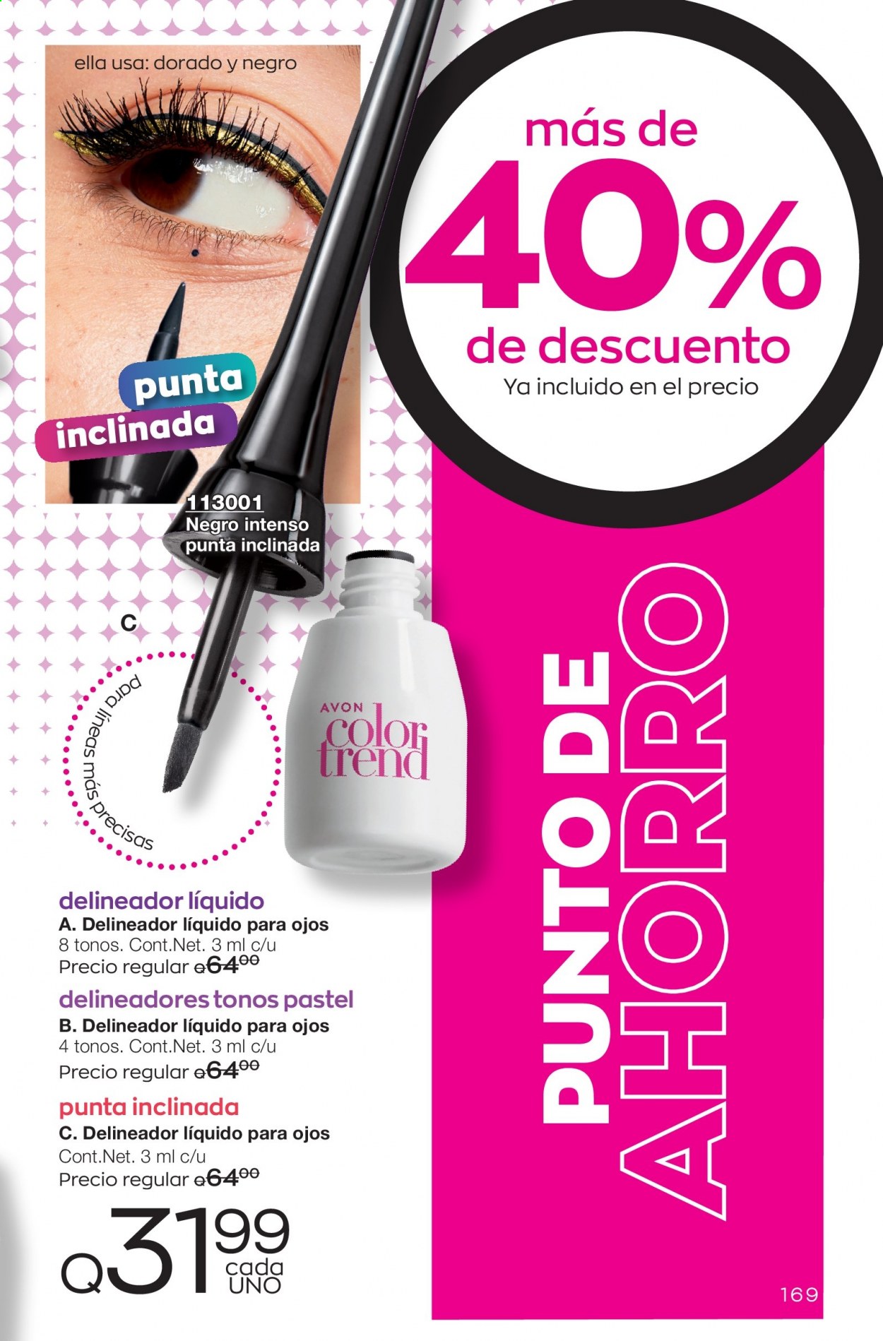 Catálogo Avon. Página 169