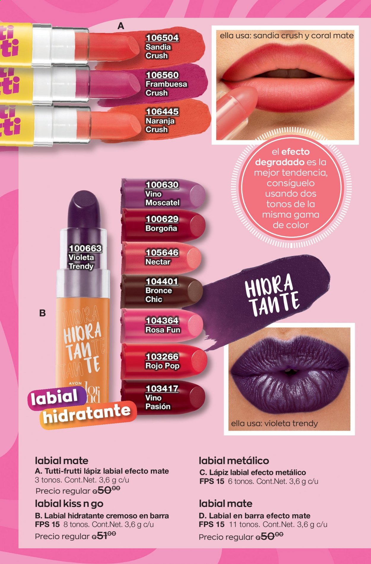 Catálogo Avon. Página 174