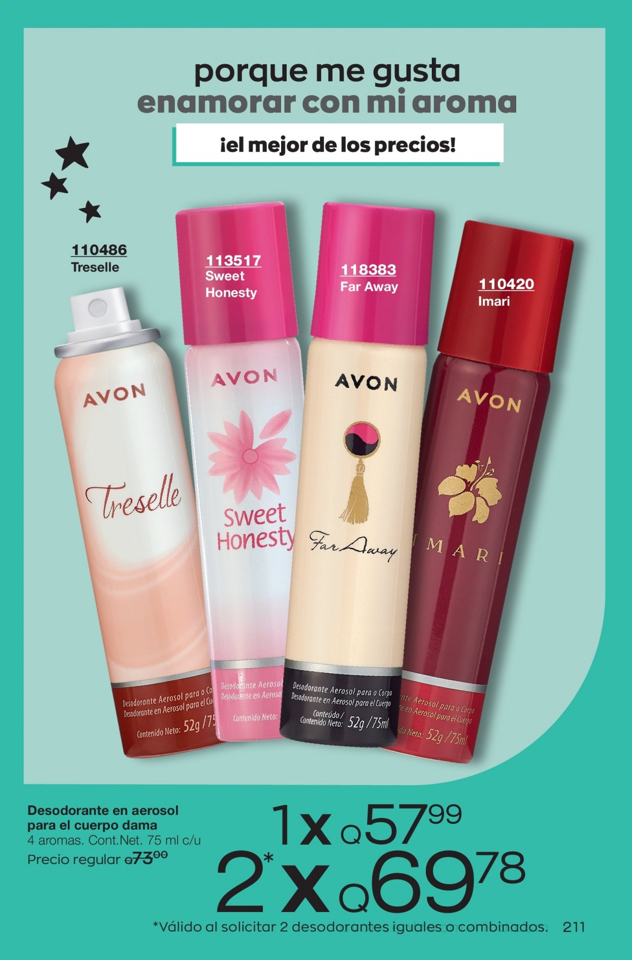 Catálogo Avon. Página 211