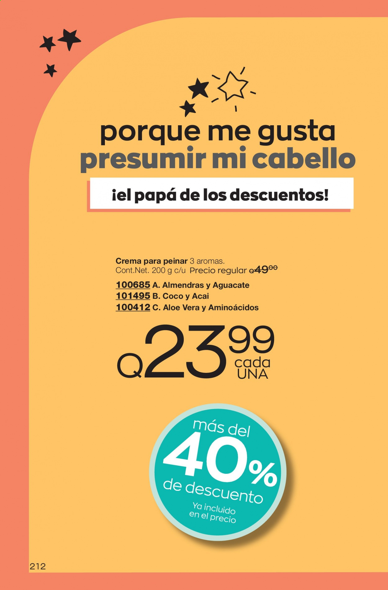 Catálogo Avon. Página 212