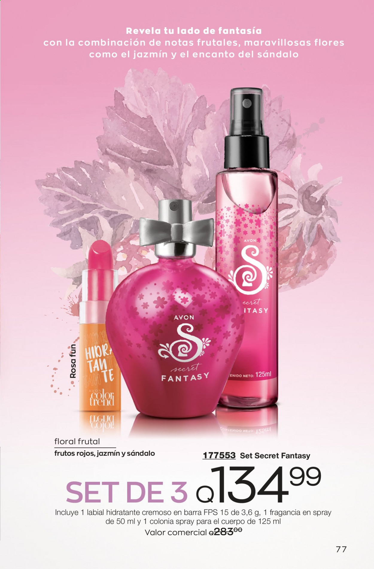Catálogo Avon. Página 77