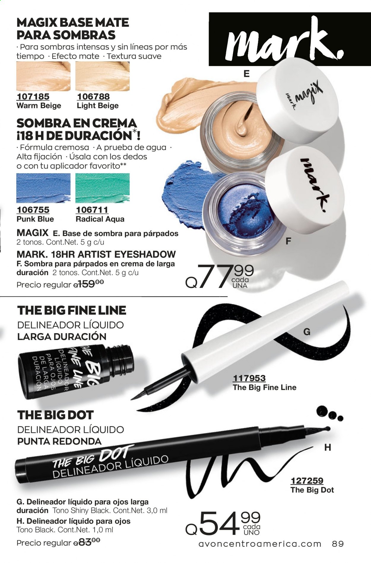 Catálogo Avon. Página 89
