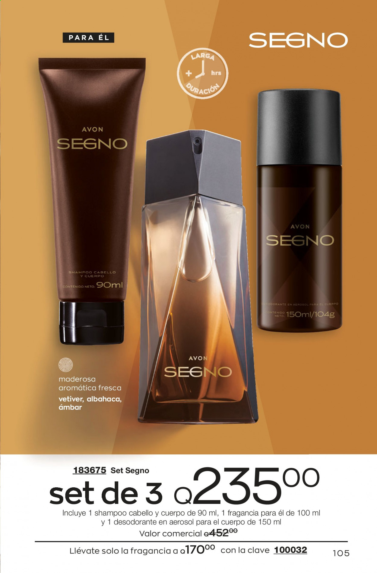 Catálogo Avon. Página 105
