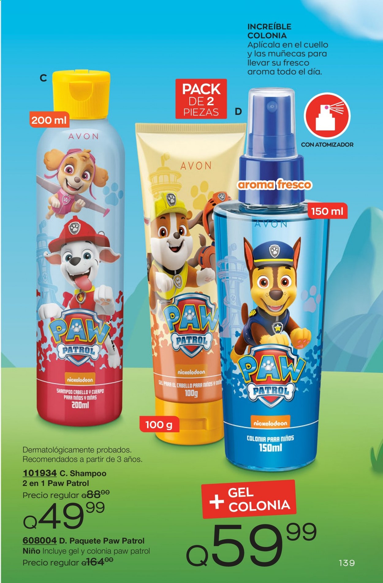 Catálogo Avon. Página 139