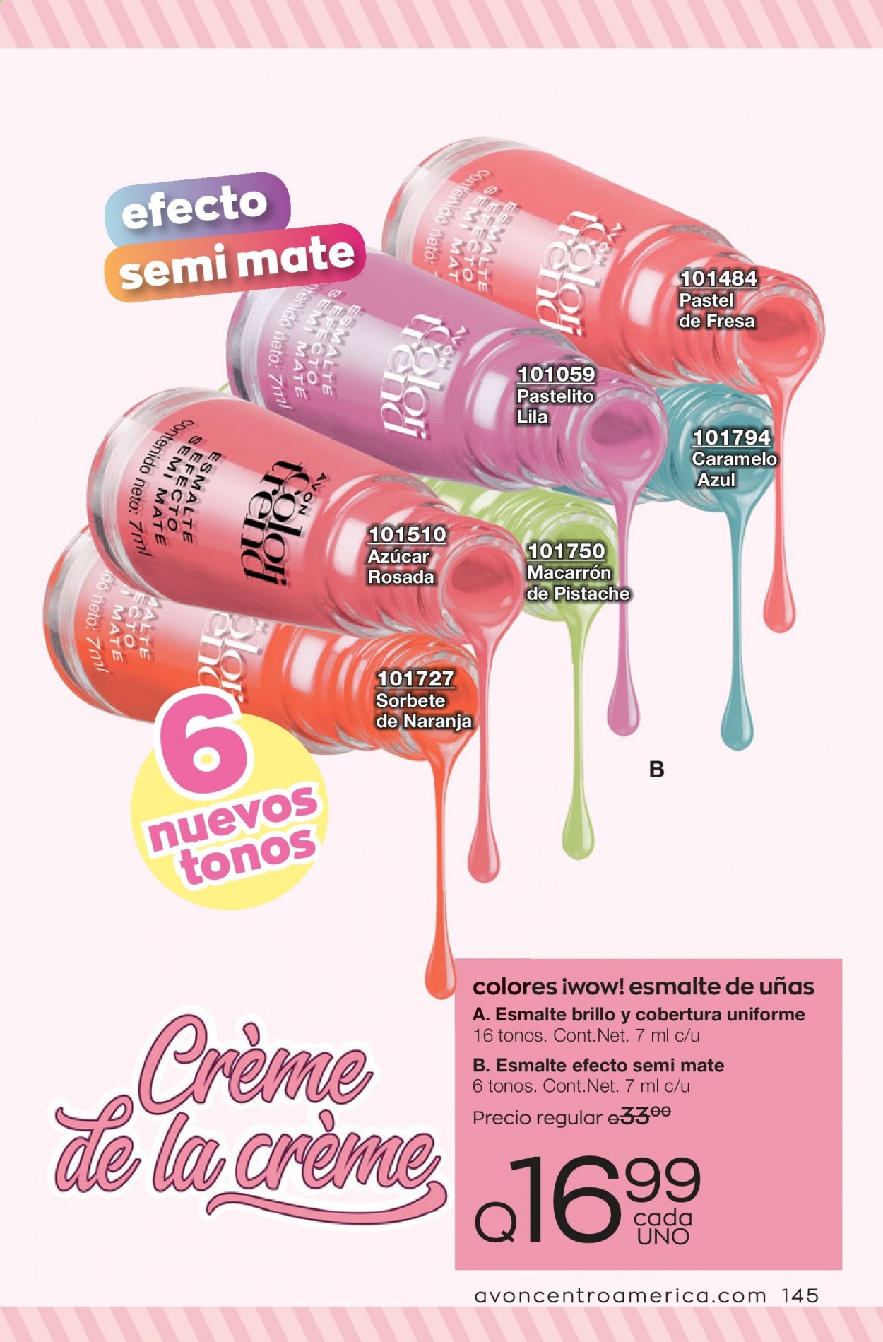 Catálogo Avon. Página 145