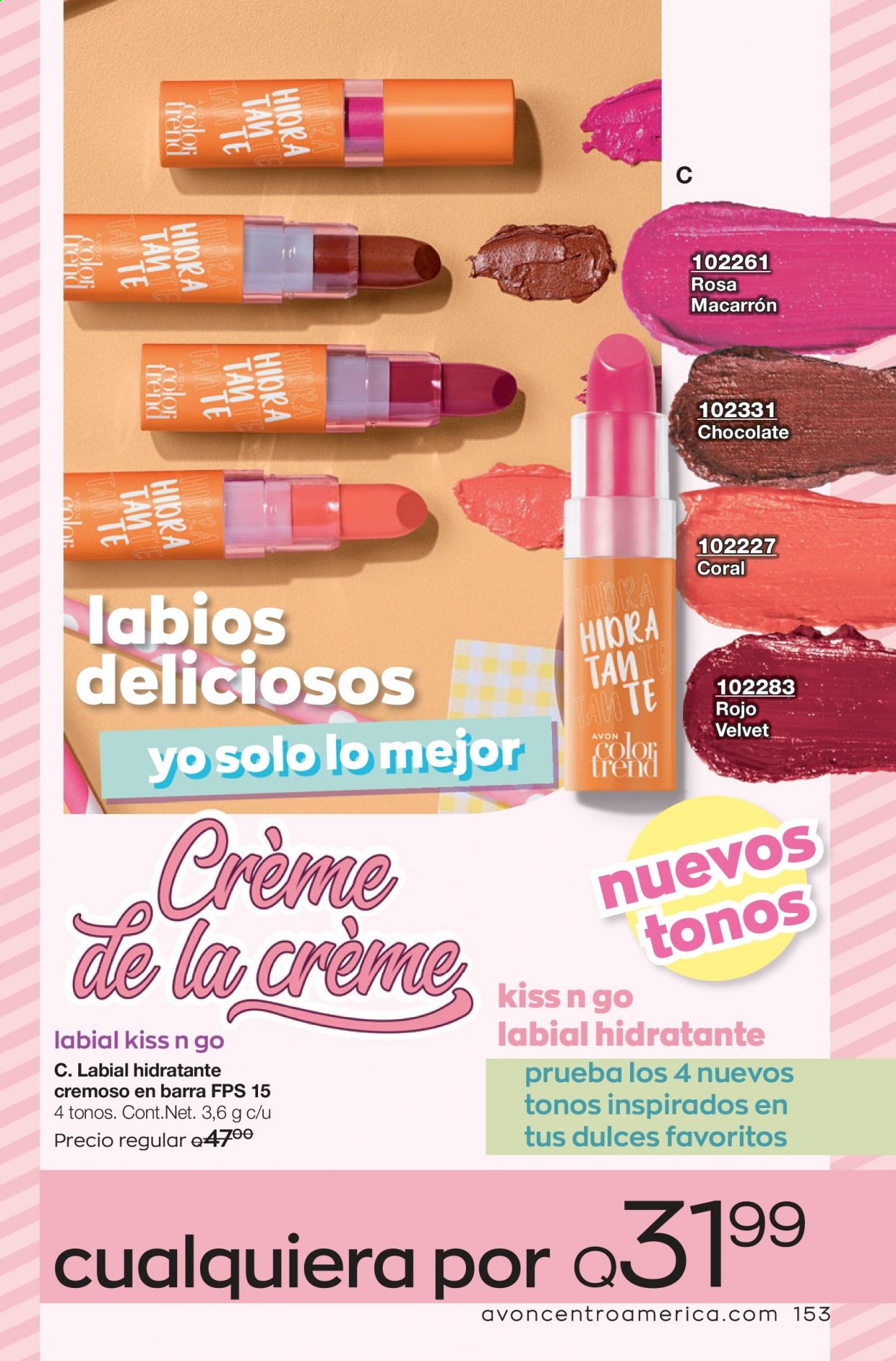 Catálogo Avon. Página 153