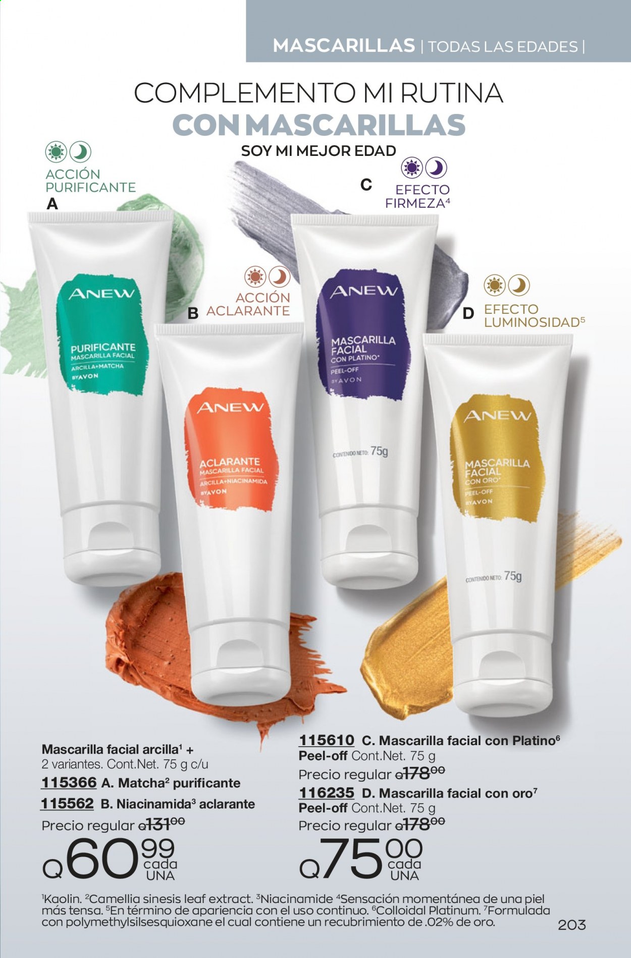 Catálogo Avon. Página 203
