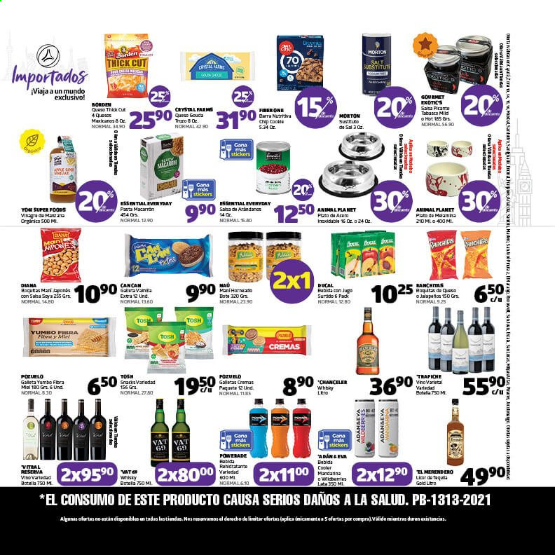 thumbnail - Folleto actual Supermercados La Torre - 3.6.2021 - 9.6.2021 - Ventas - mandarina, ocra, galletas, pasta, maní, tabasco, vino, whisky, plato. Página 5.
