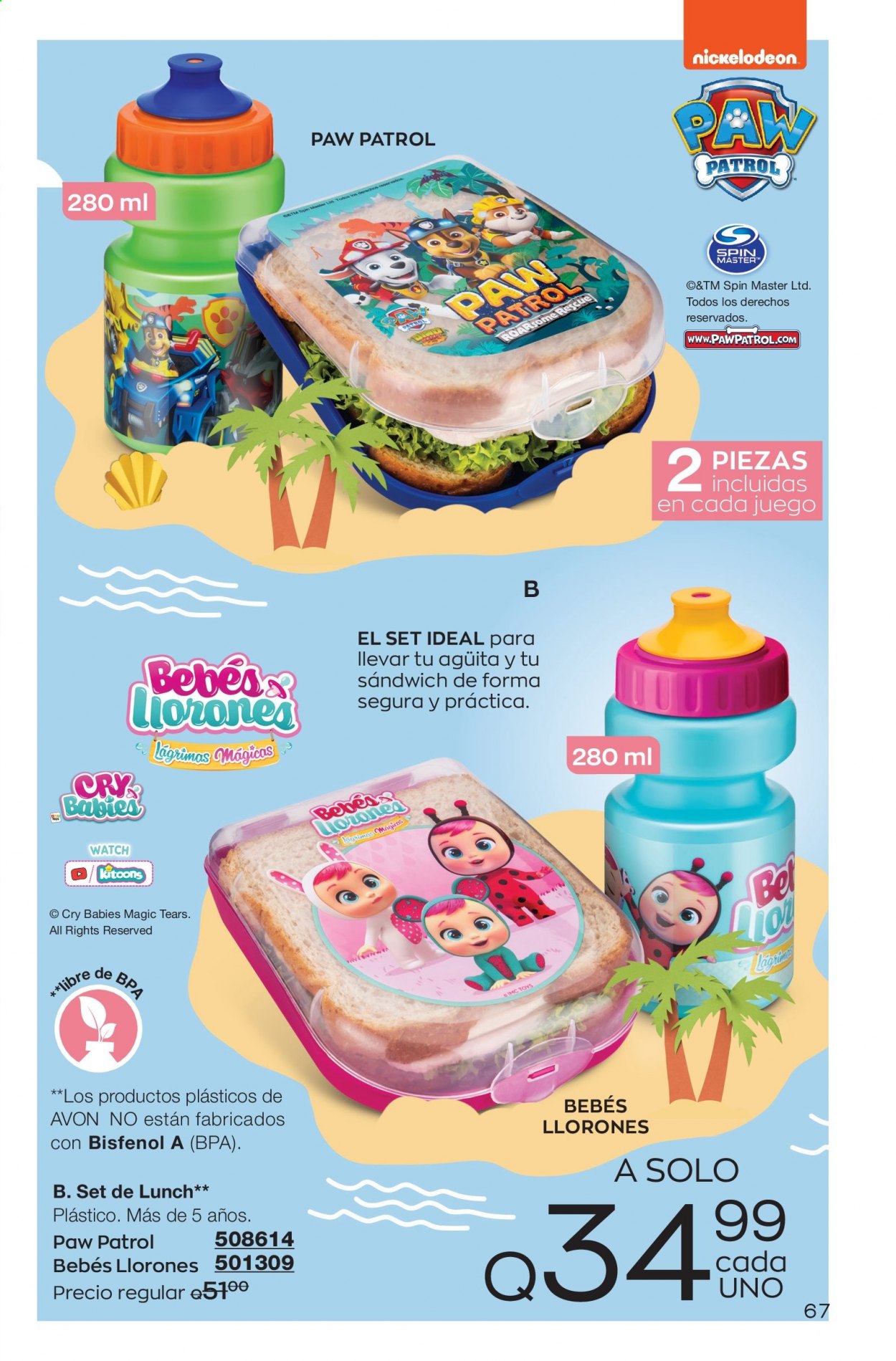 Catálogo Avon. Página 67