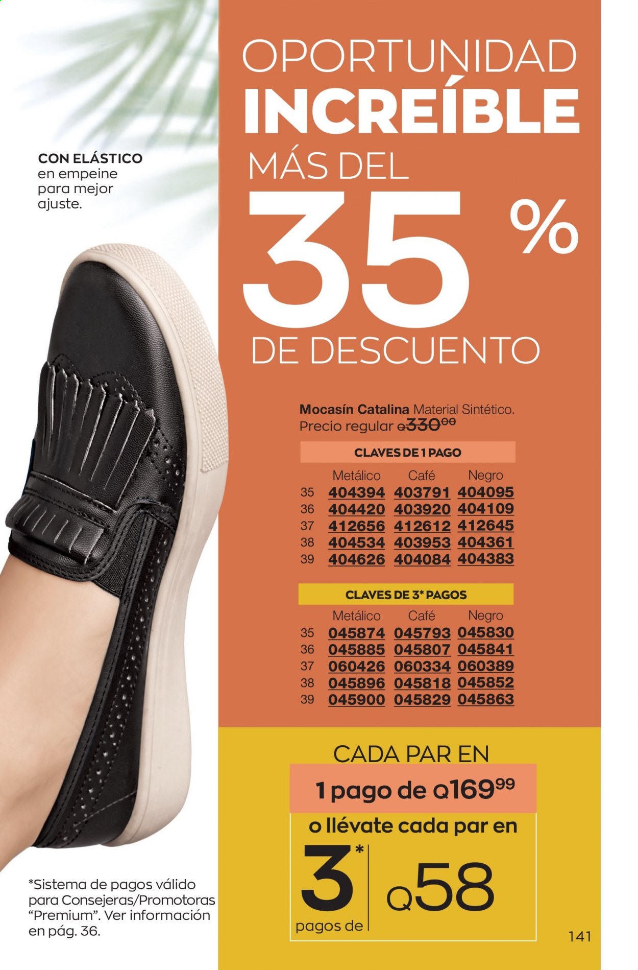 Catálogo Avon. Página 141