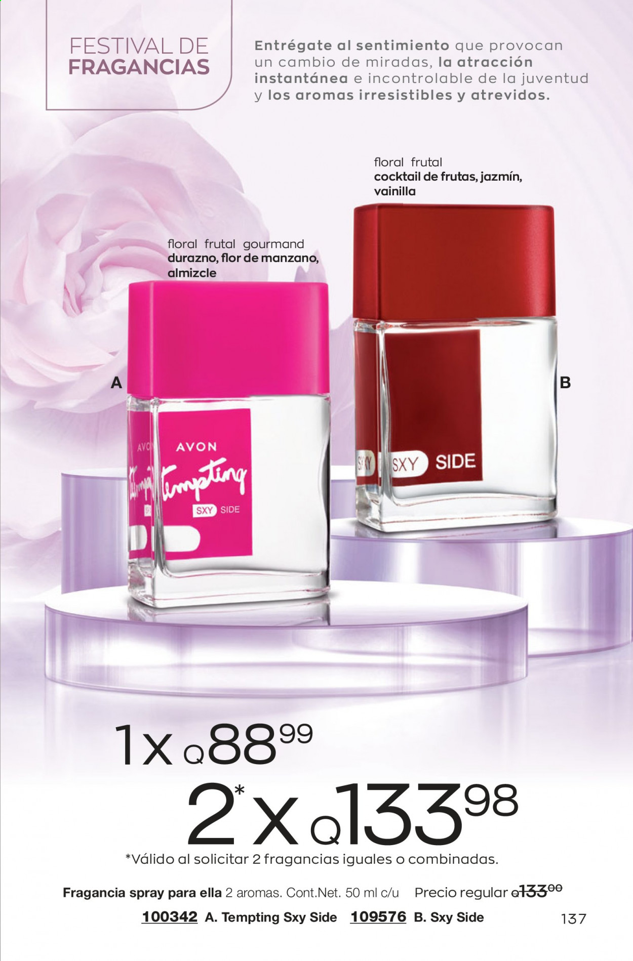Catálogo Avon. Página 137