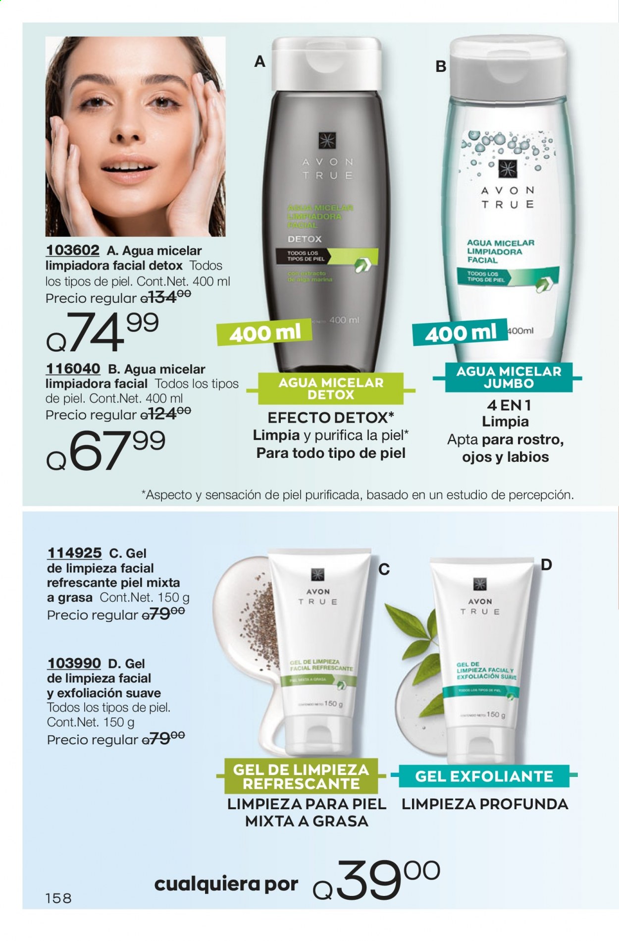 Catálogo Avon. Página 158