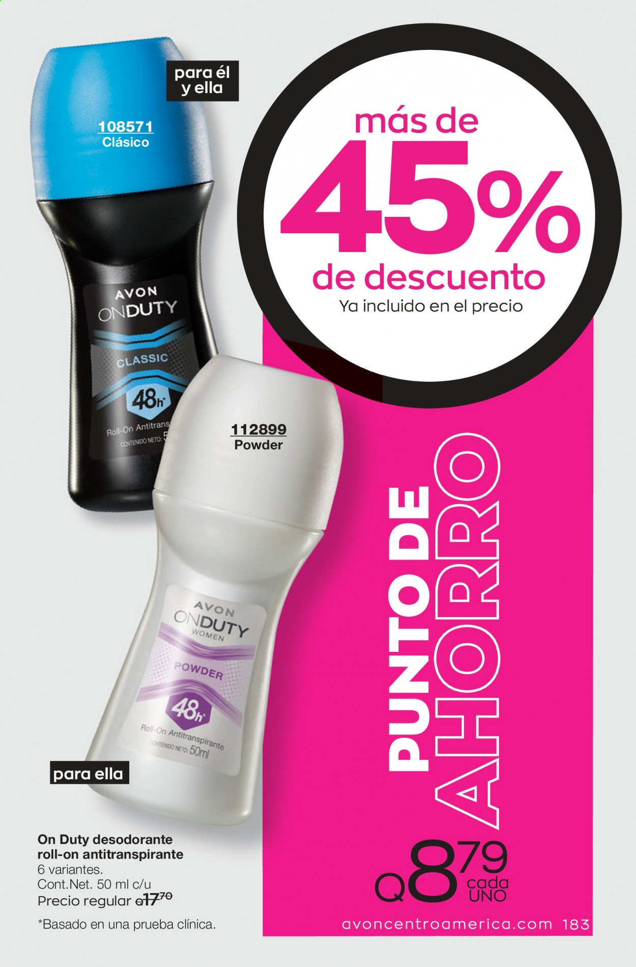 Catálogo Avon. Página 183