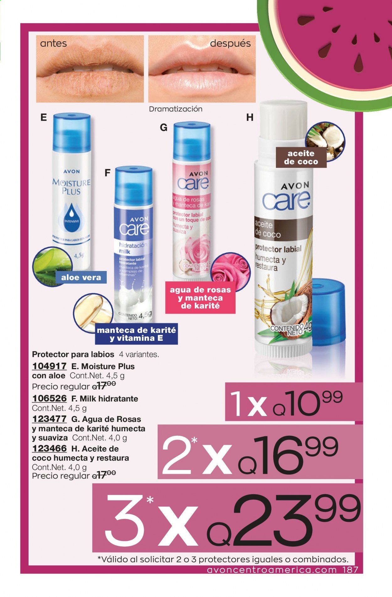 Catálogo Avon. Página 187