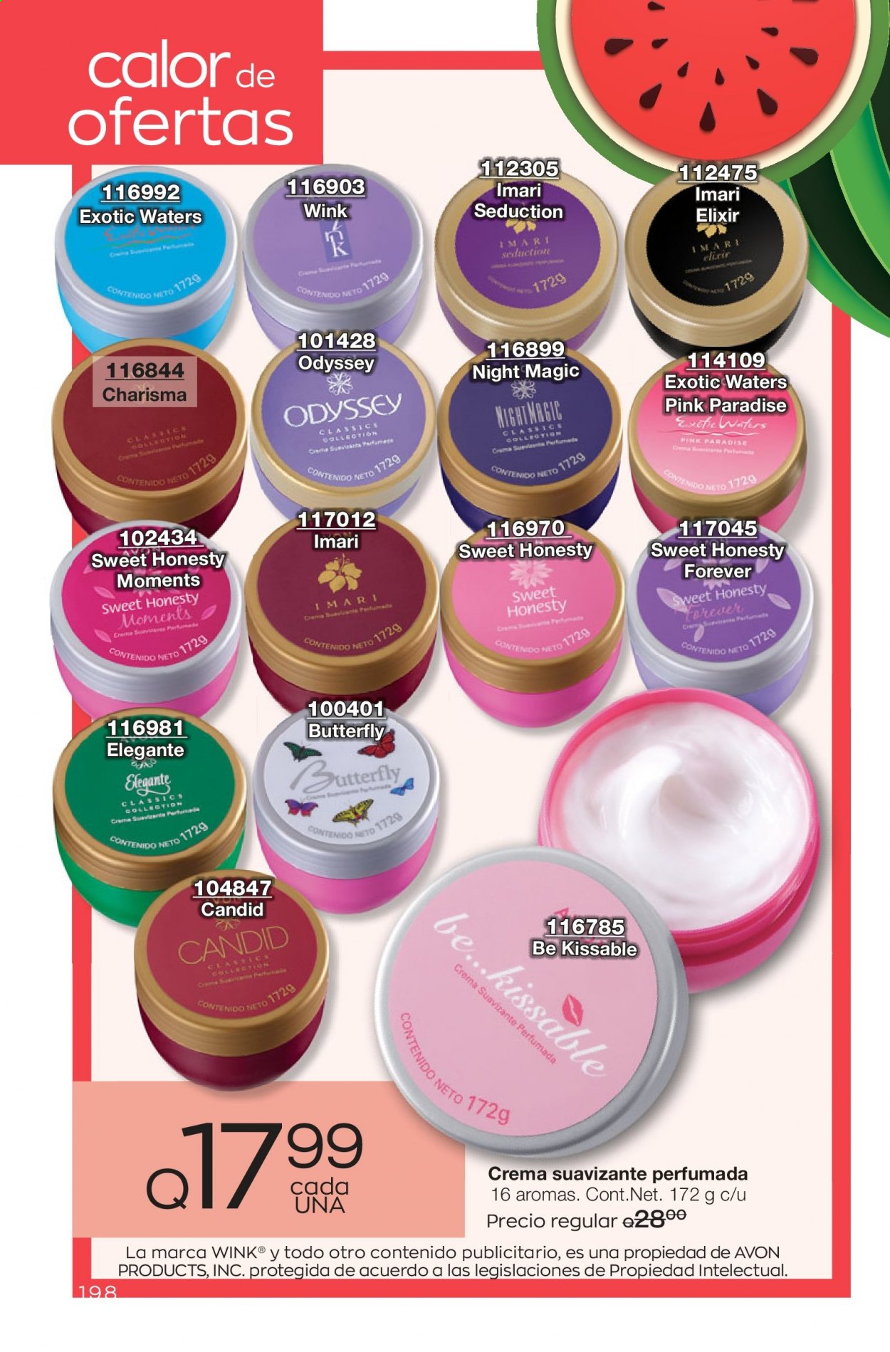 Catálogo Avon. Página 198