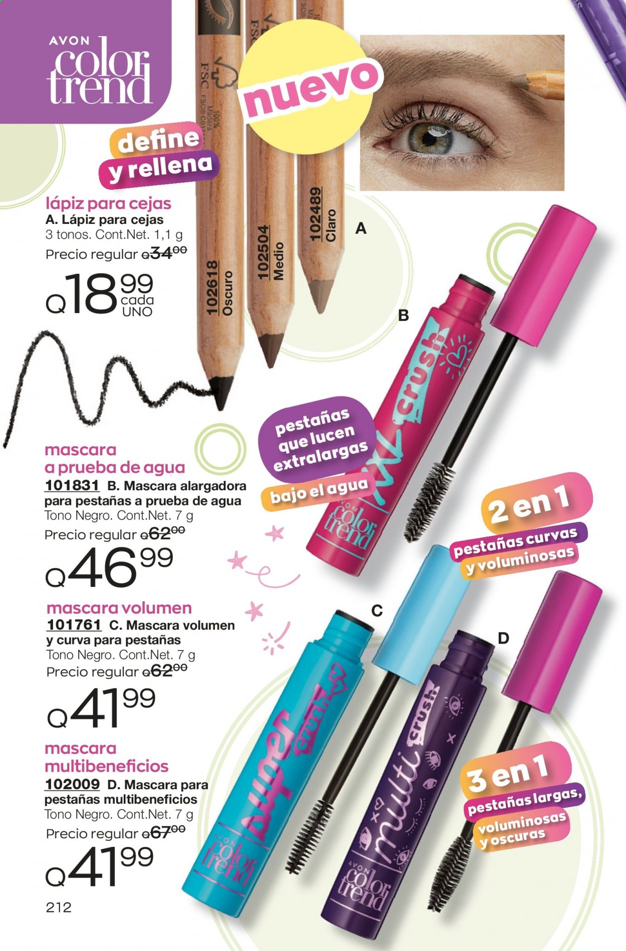Catálogo Avon. Página 212