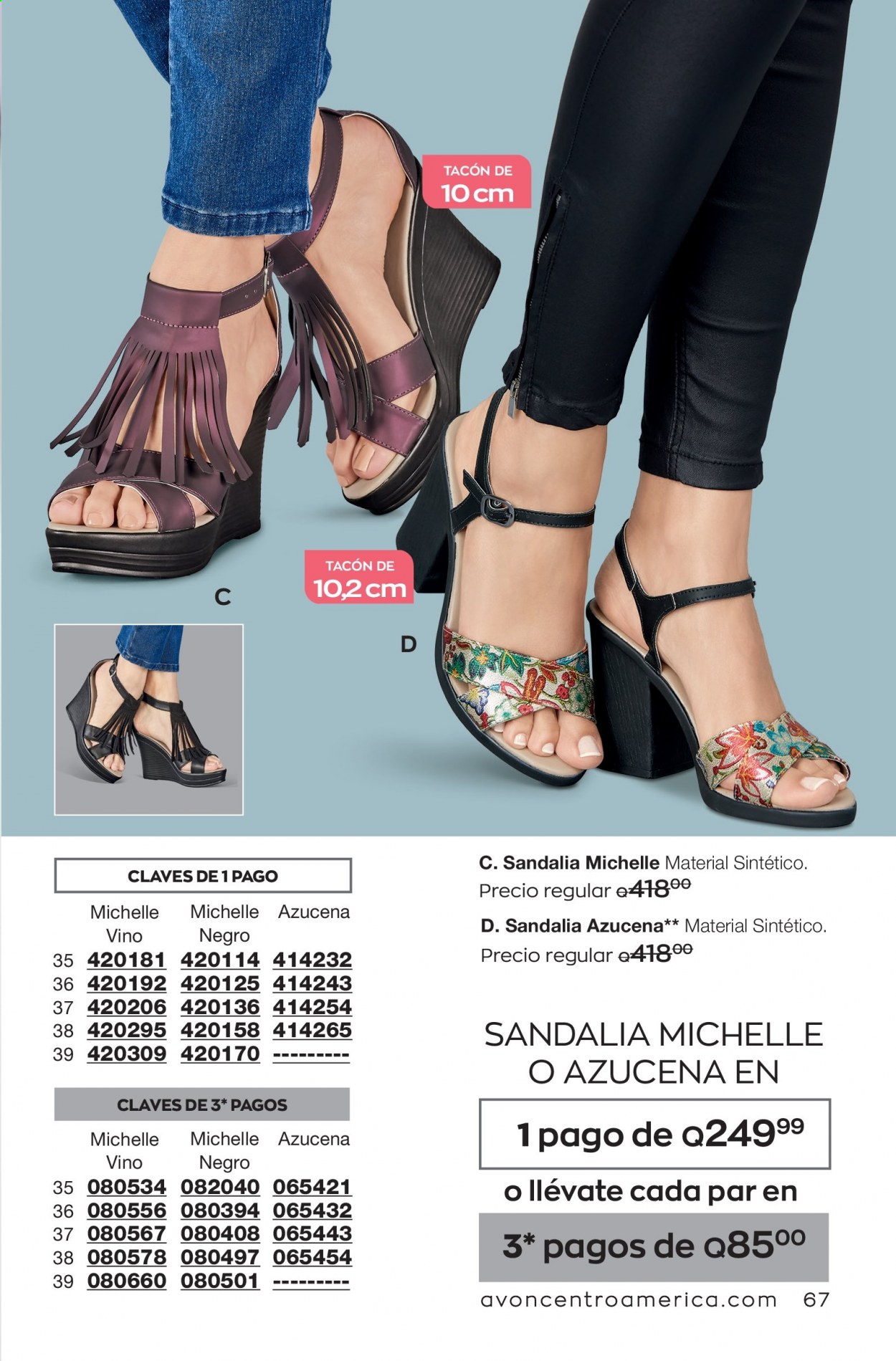 Catálogo Avon. Página 67