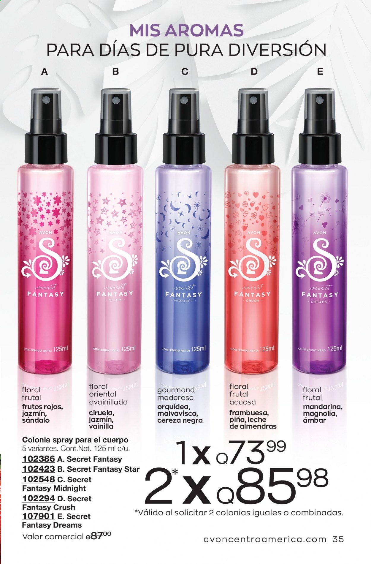 Catálogo Avon. Página 35