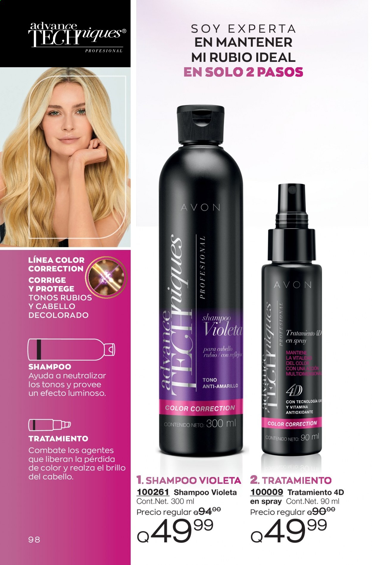 Catálogo Avon. Página 98