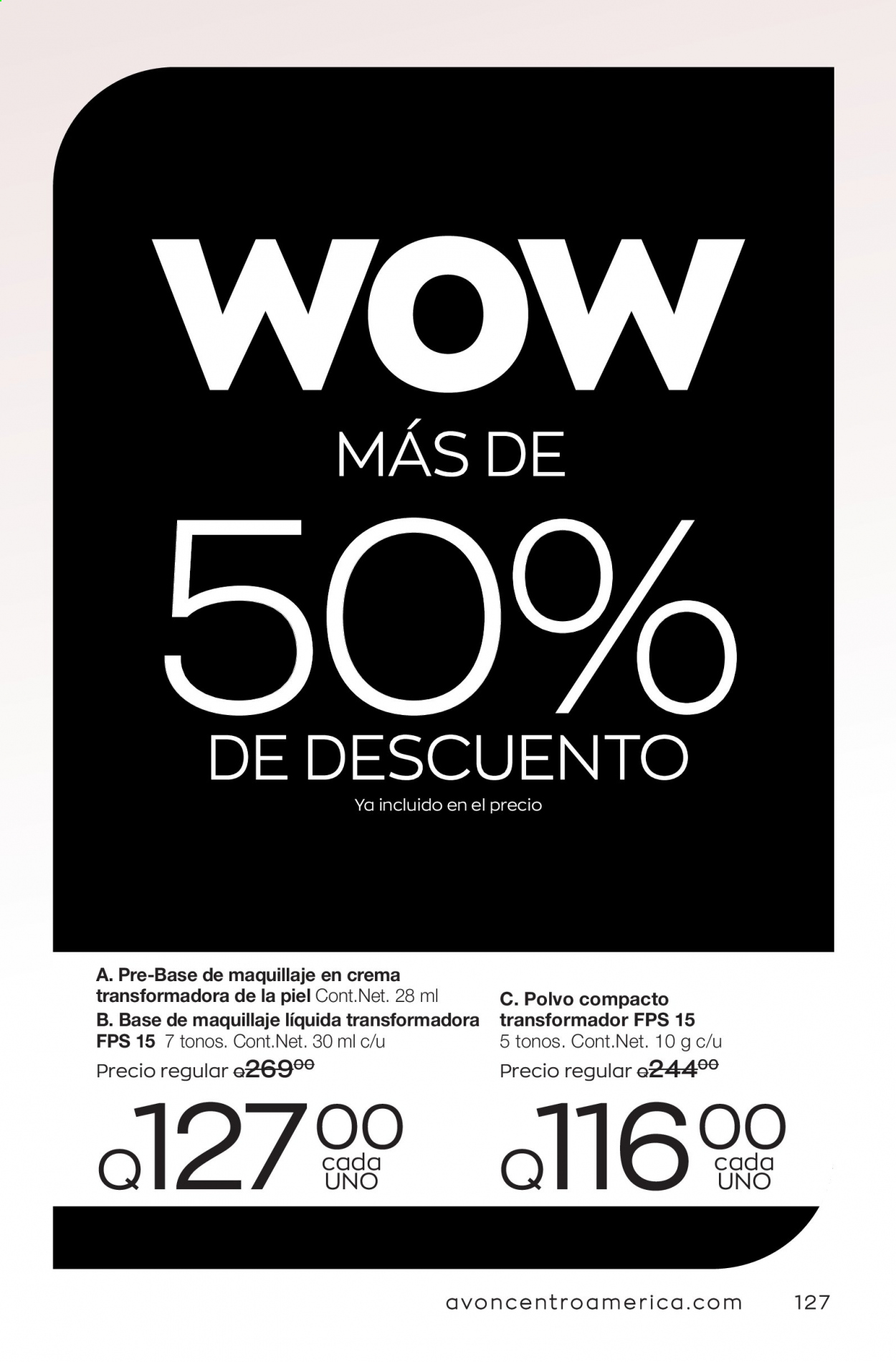 Catálogo Avon. Página 127