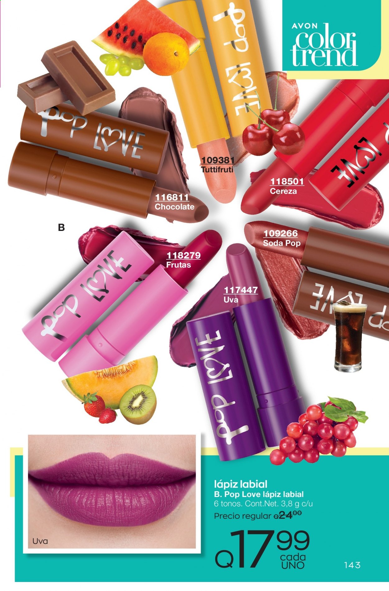 Catálogo Avon. Página 143