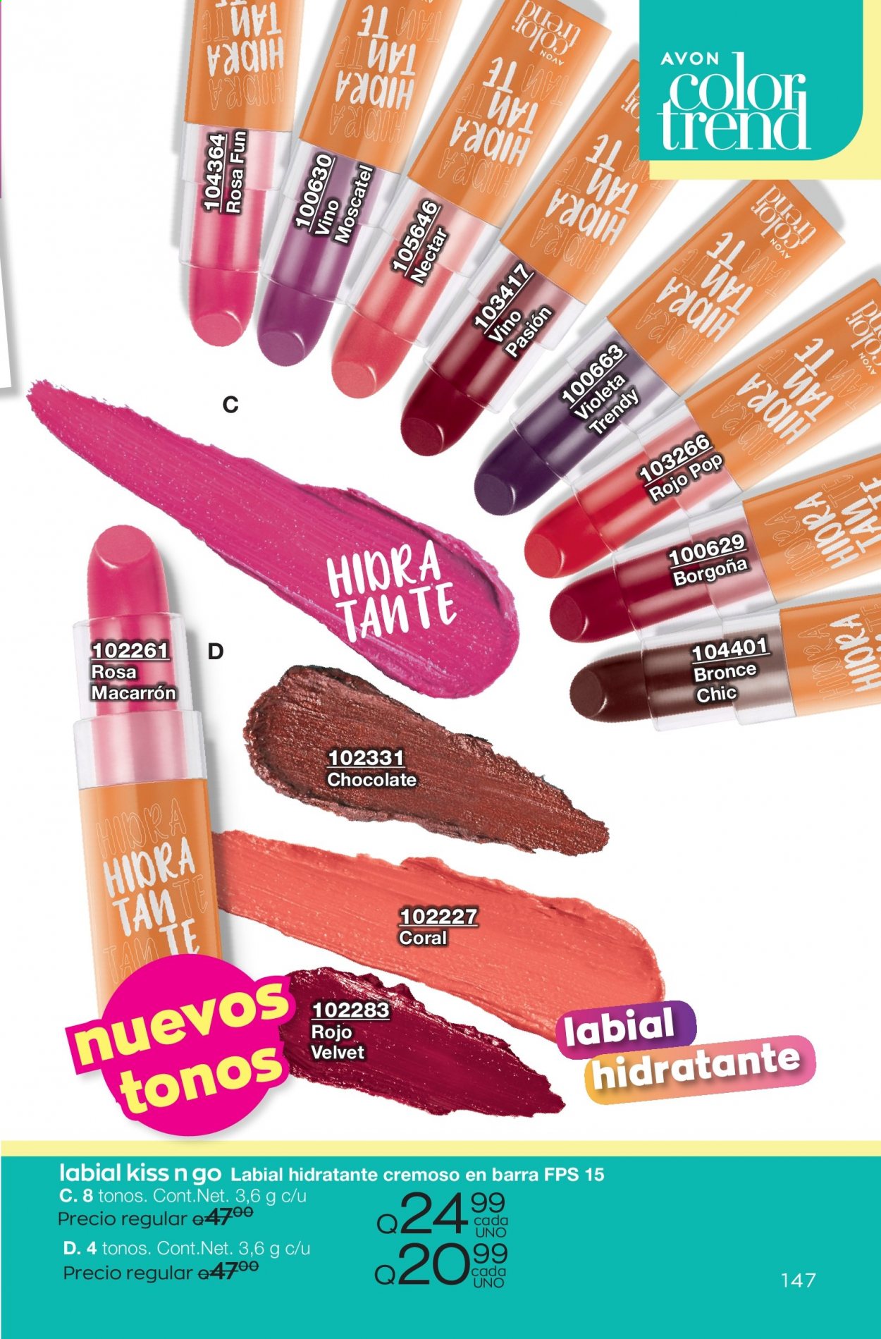 Catálogo Avon. Página 147