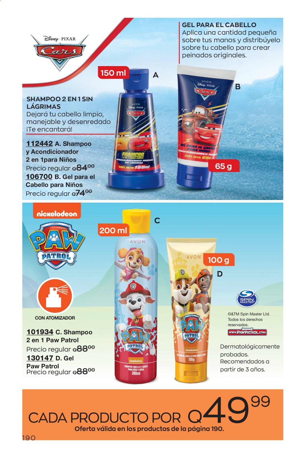 Catálogo Avon. Página 190