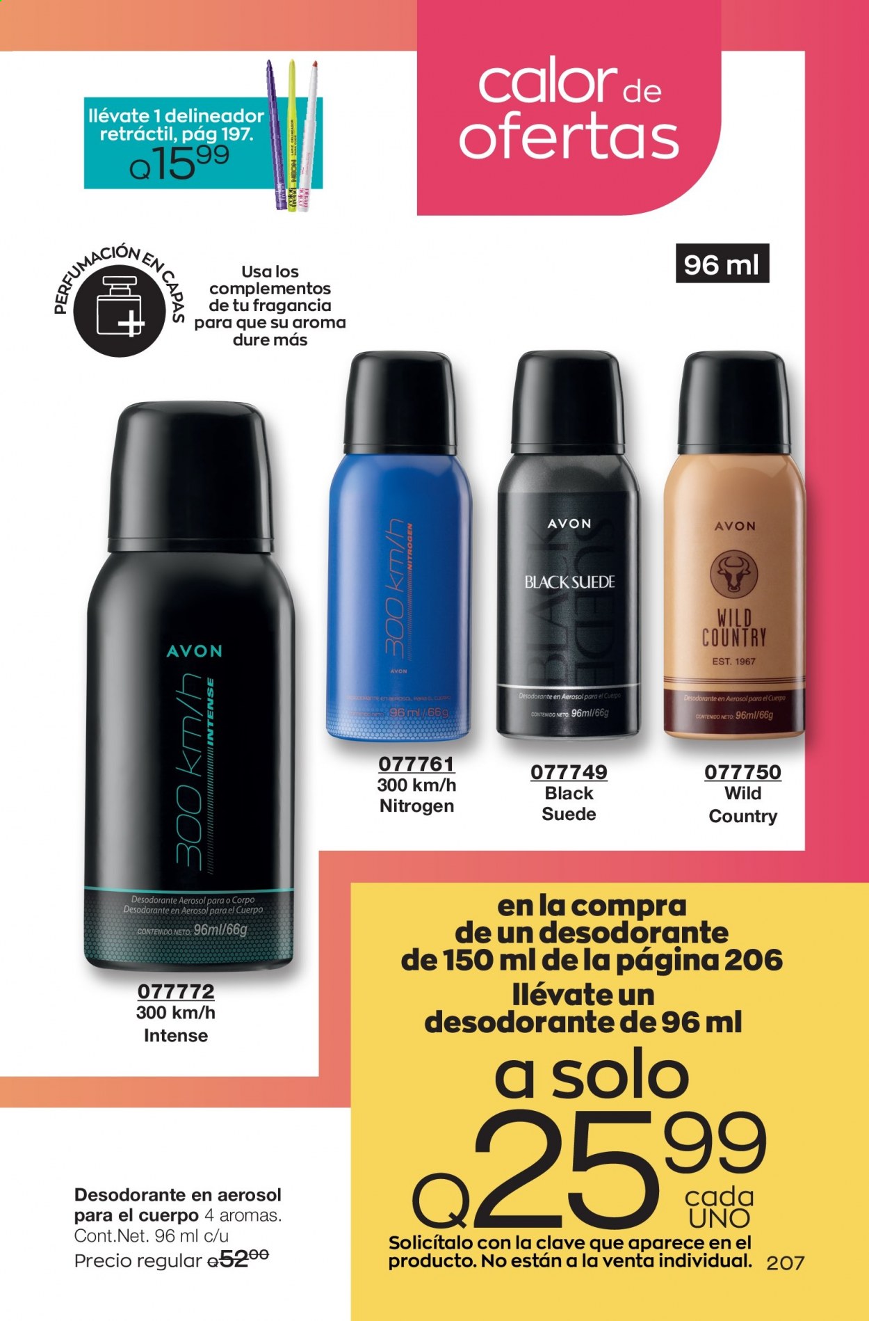 Catálogo Avon. Página 207