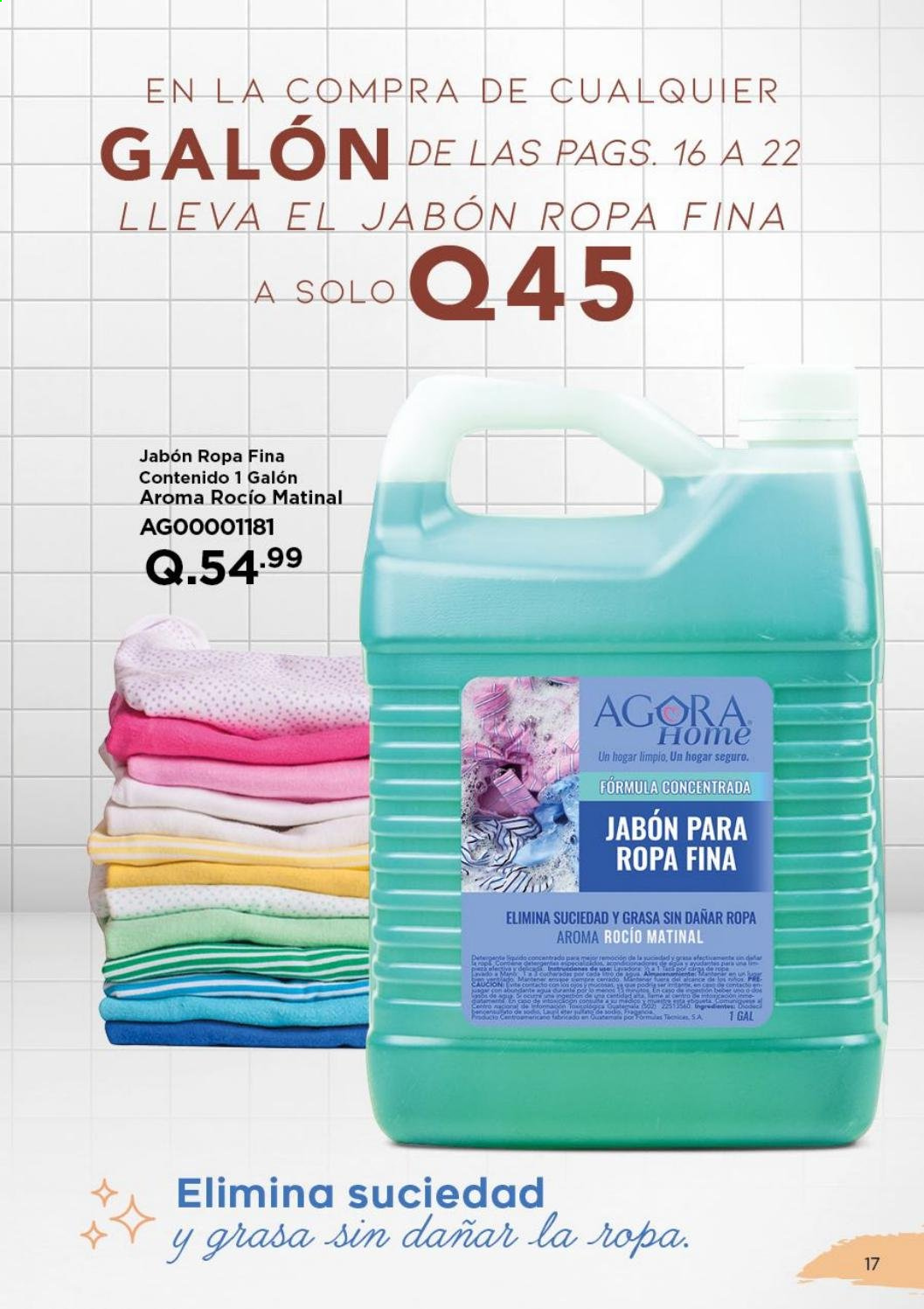 Catálogo Agora. Página 17