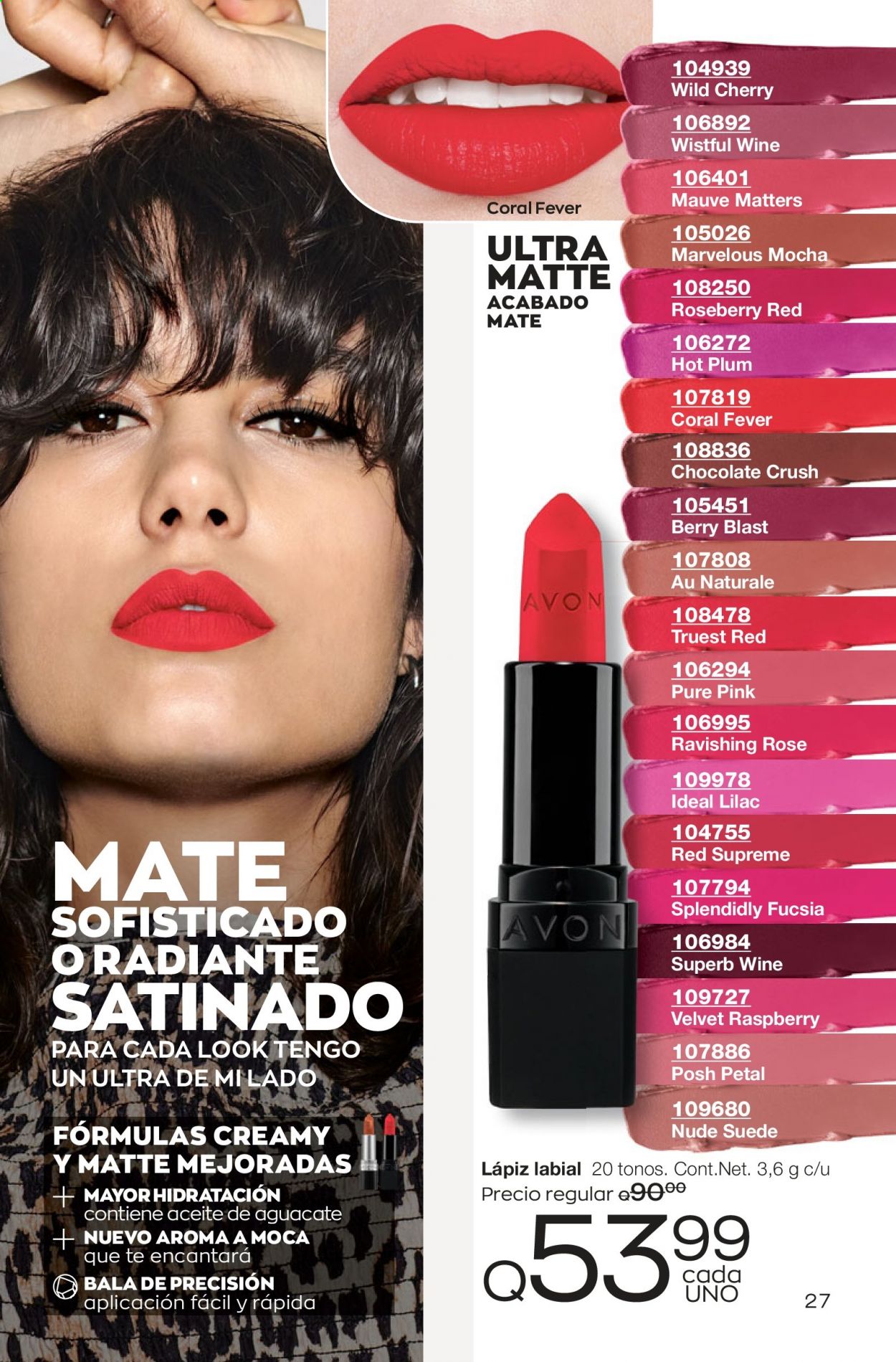Catálogo Avon. Página 27