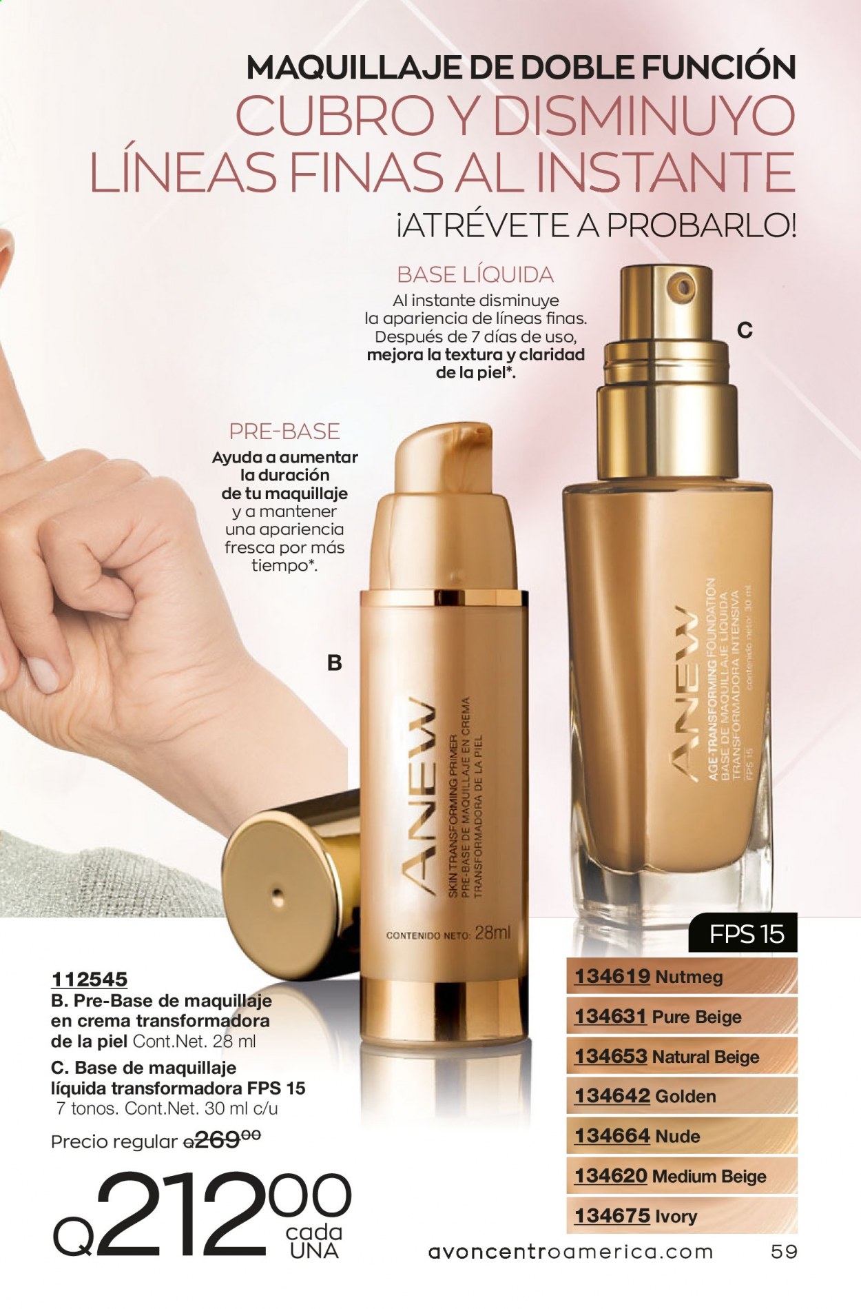Catálogo Avon. Página 59