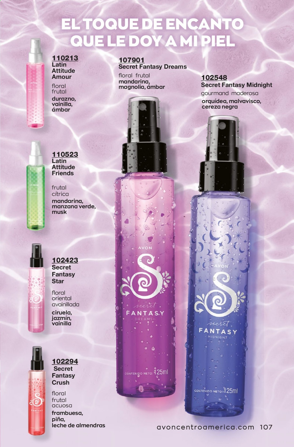 Catálogo Avon. Página 107