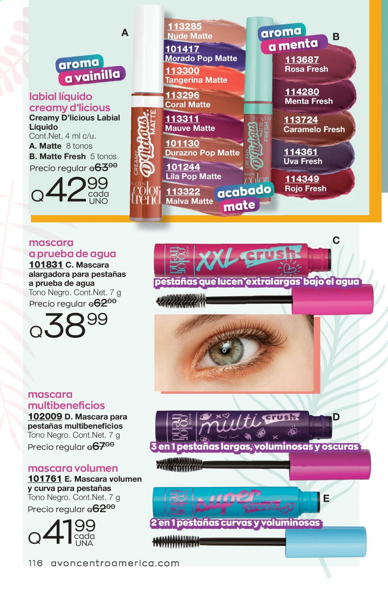 Catálogo Avon. Página 116