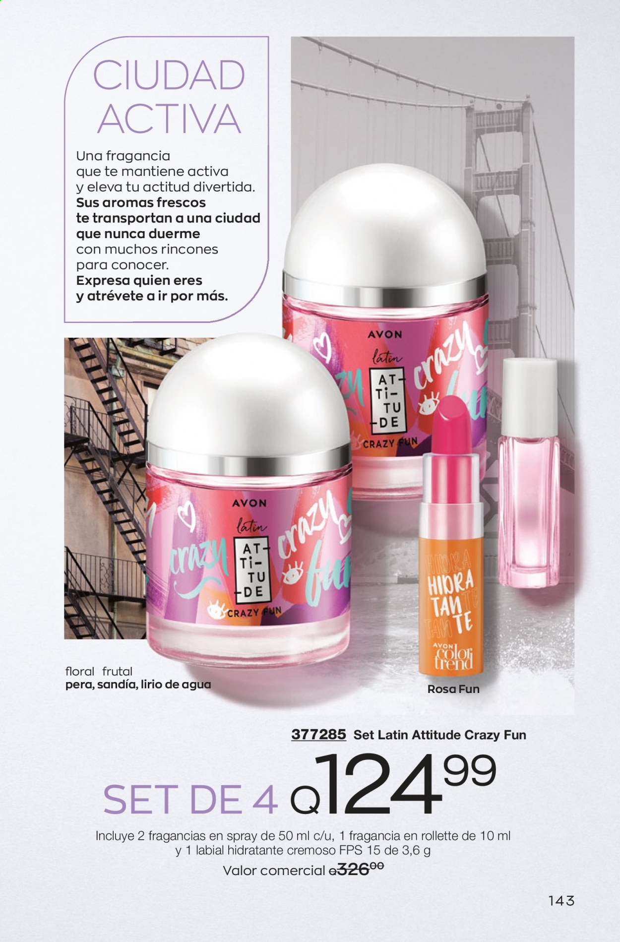 Catálogo Avon. Página 143