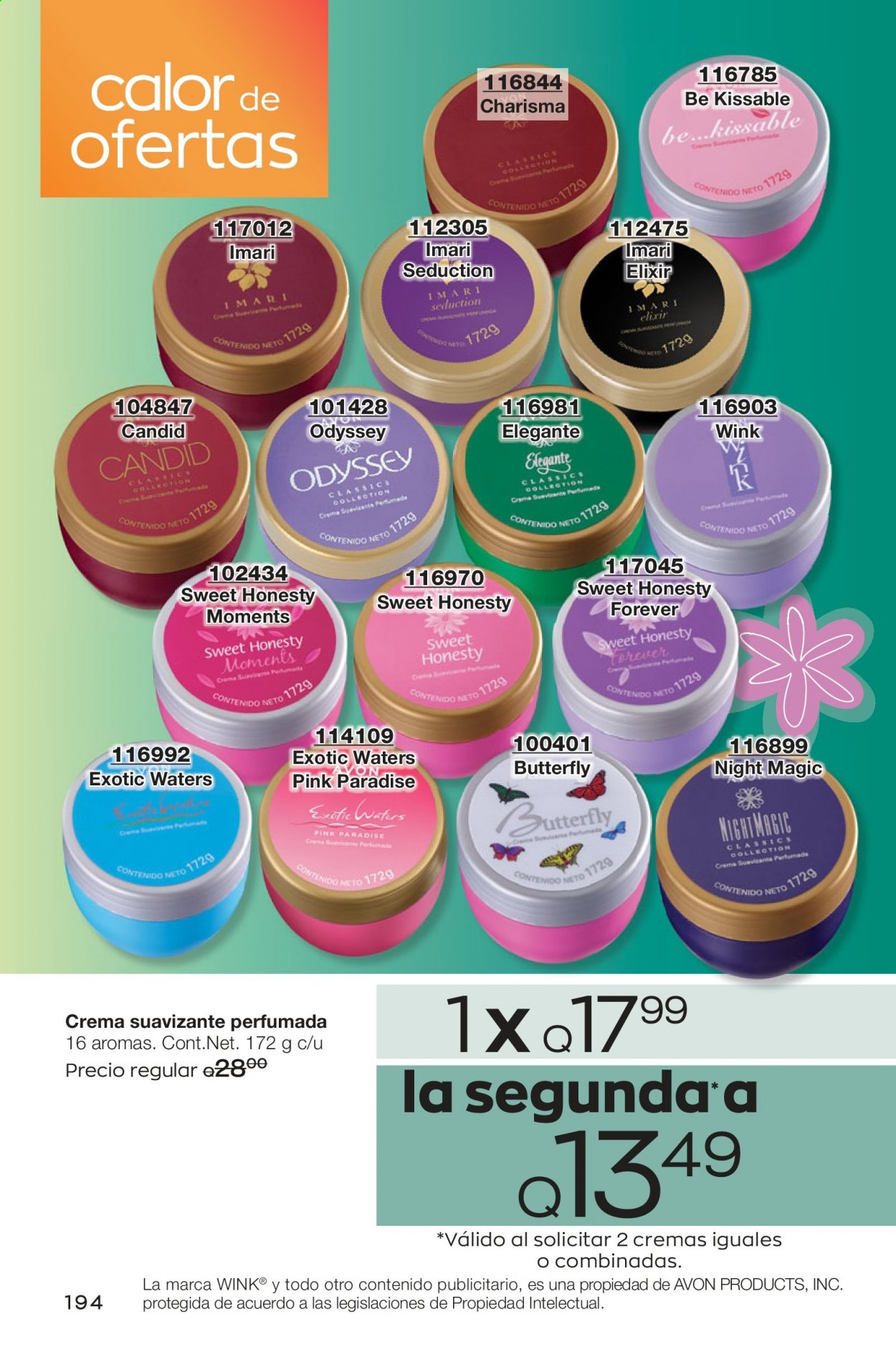 Catálogo Avon. Página 194