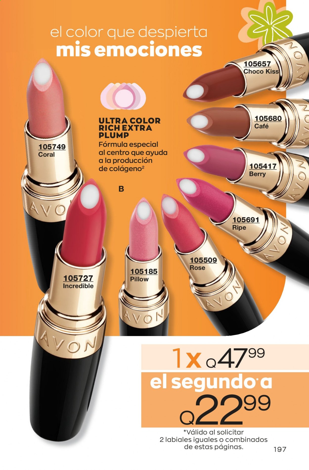 Catálogo Avon. Página 197