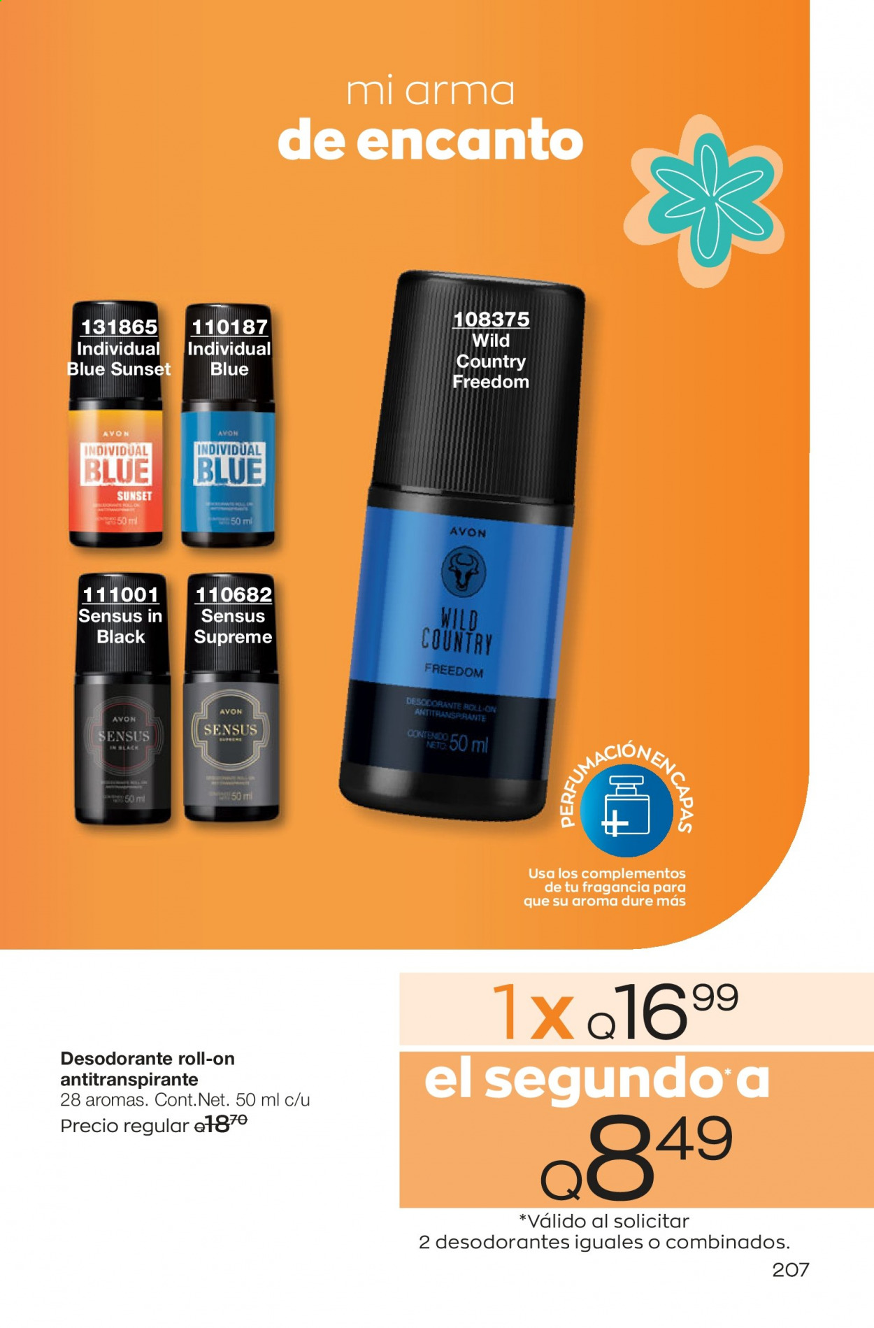 Catálogo Avon. Página 207