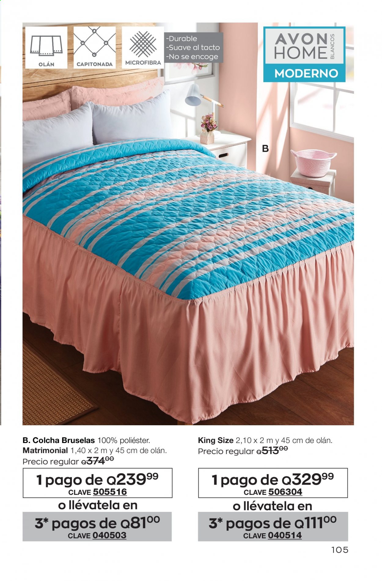 Catálogo Avon. Página 105
