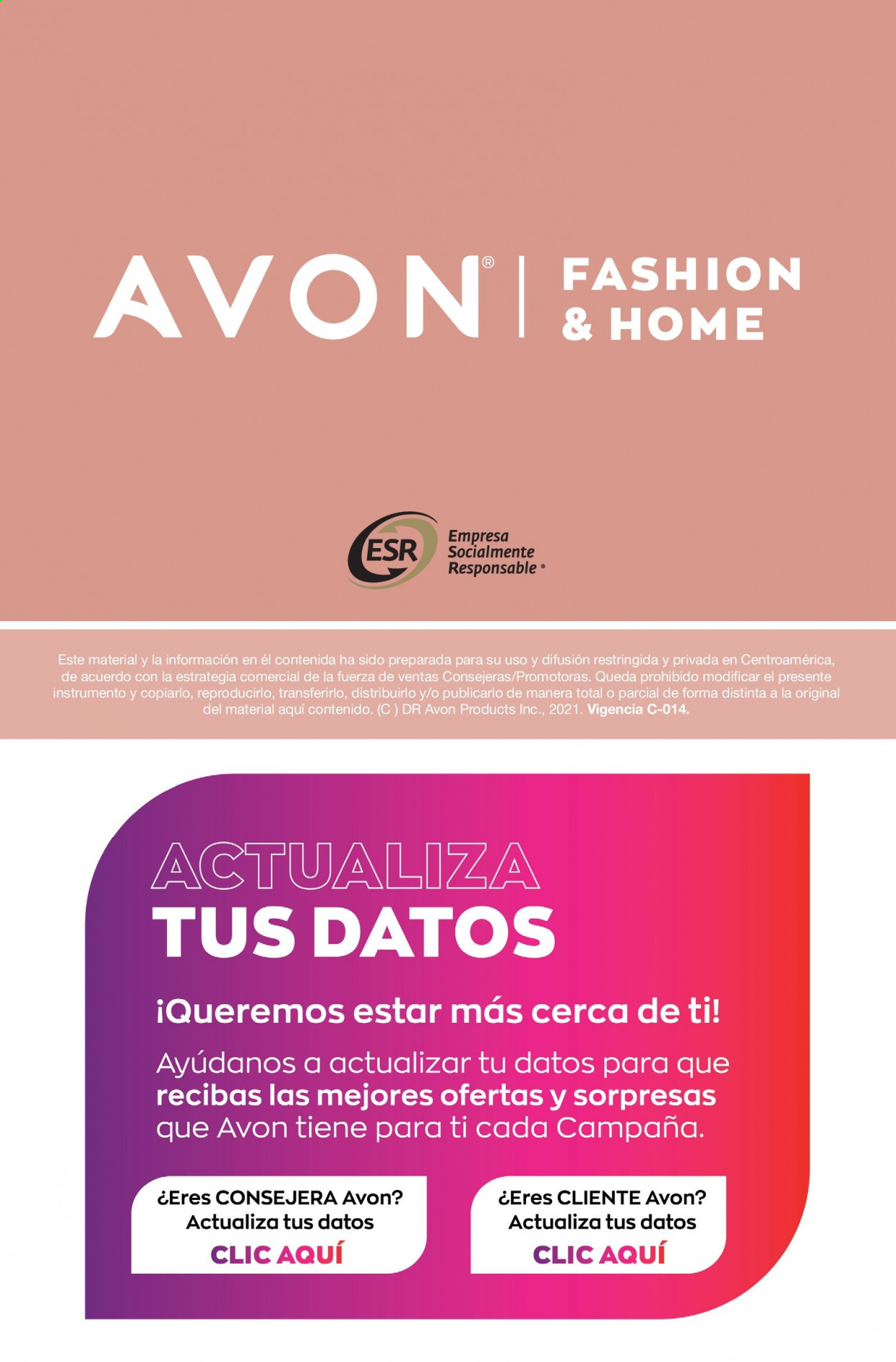 Catálogo Avon. Página 147