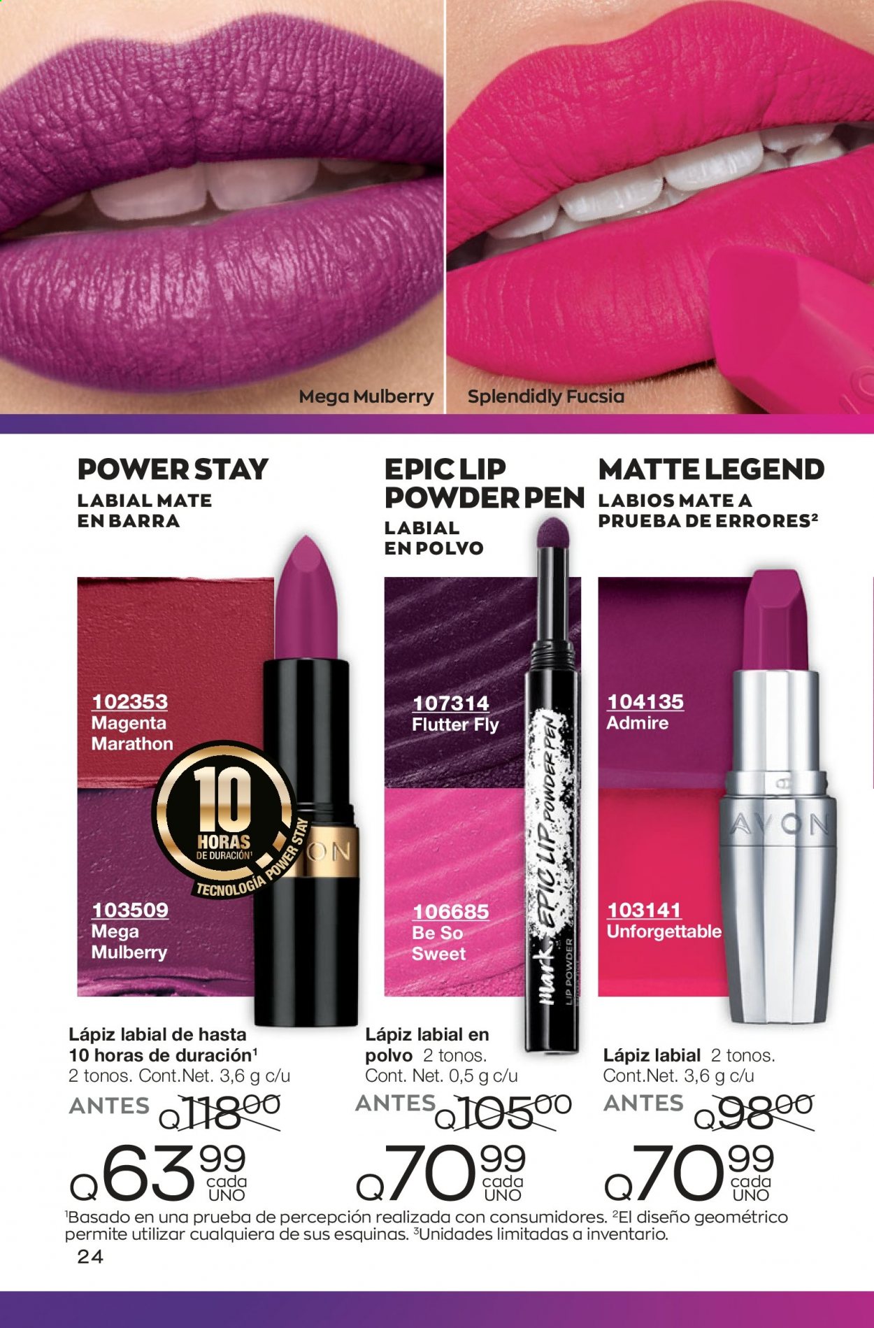 Catálogo Avon. Página 24