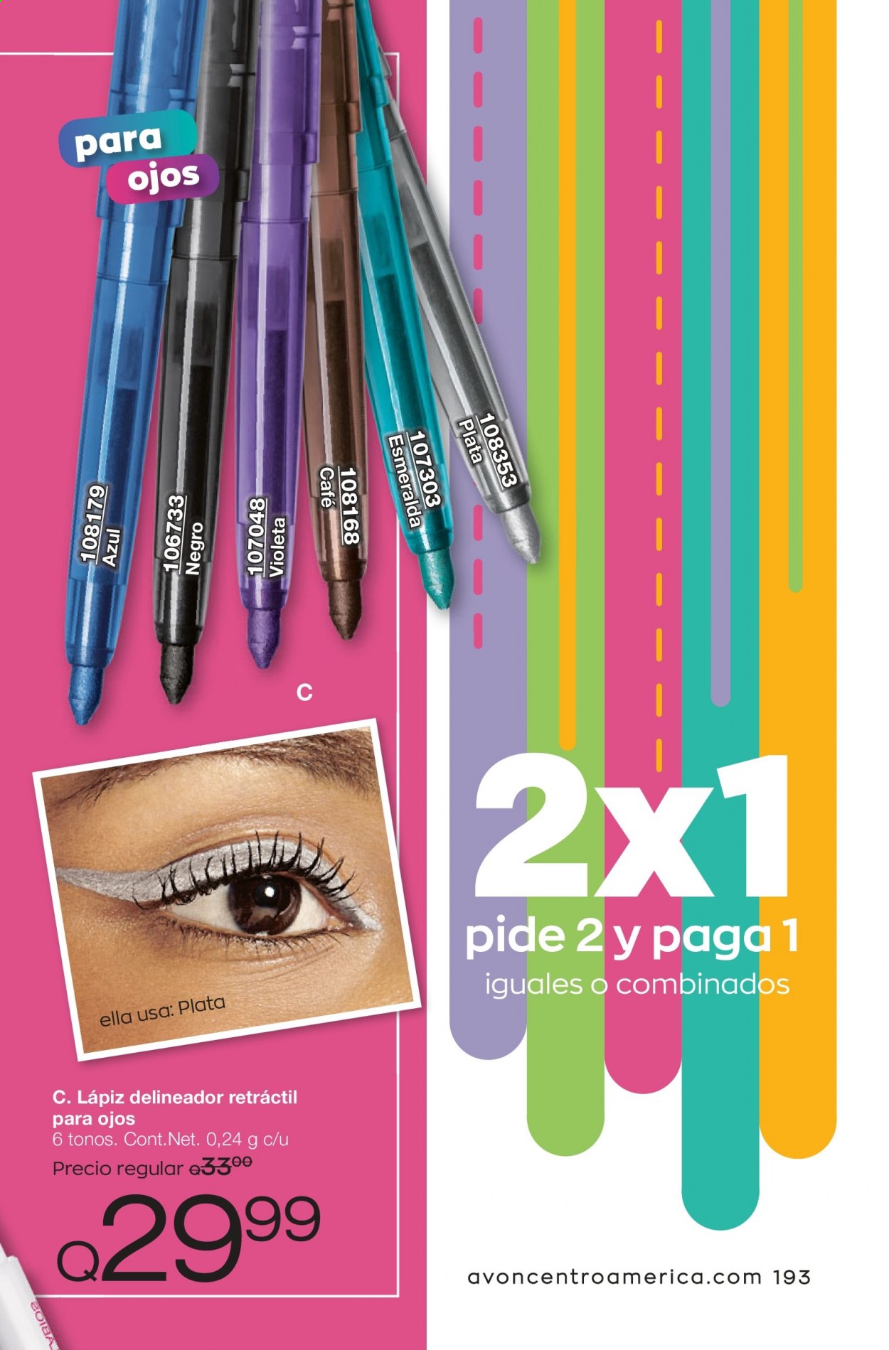 Catálogo Avon. Página 193
