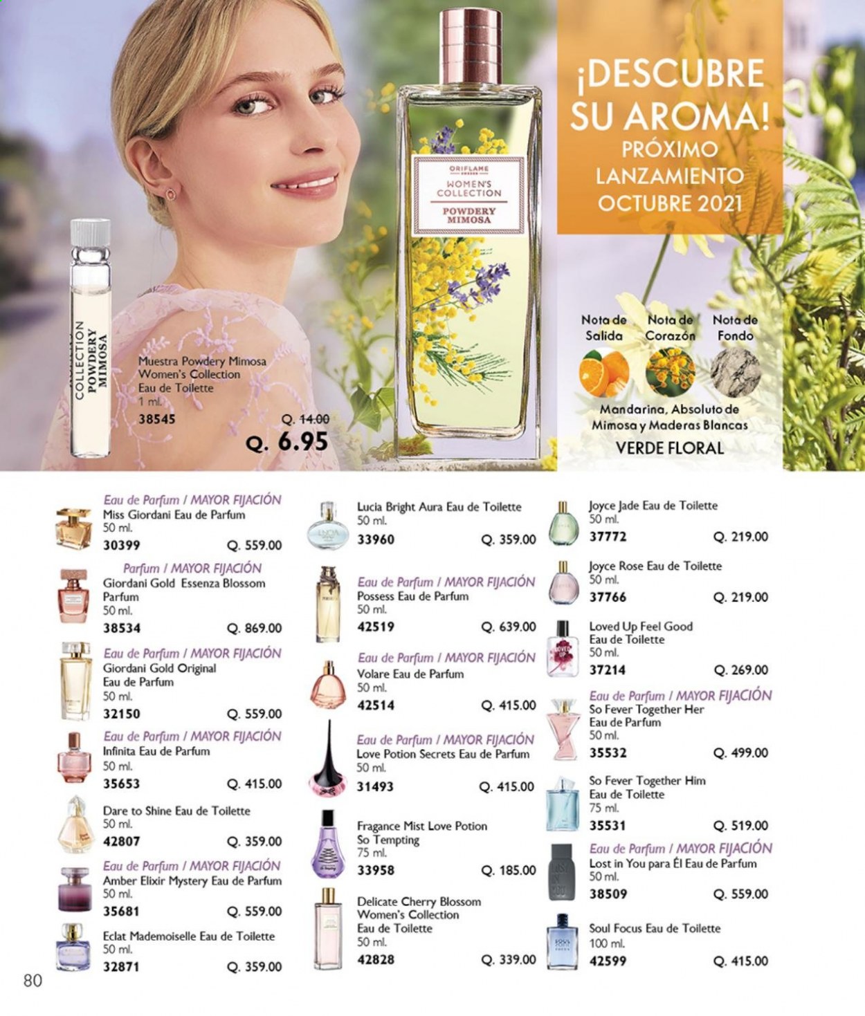 Catálogo Oriflame - 1.9.2021 - 30.9.2021. Página 80