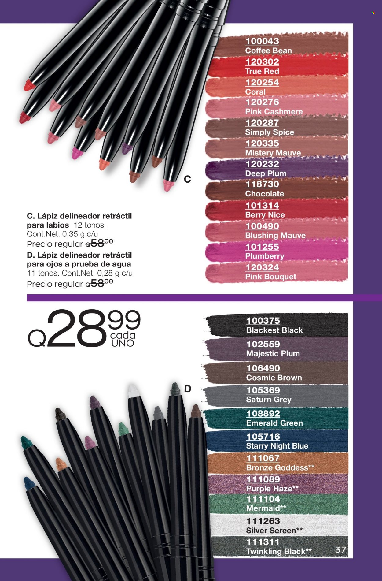Catálogo Avon. Página 37