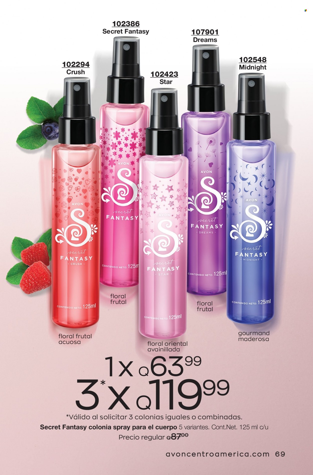 Catálogo Avon. Página 69