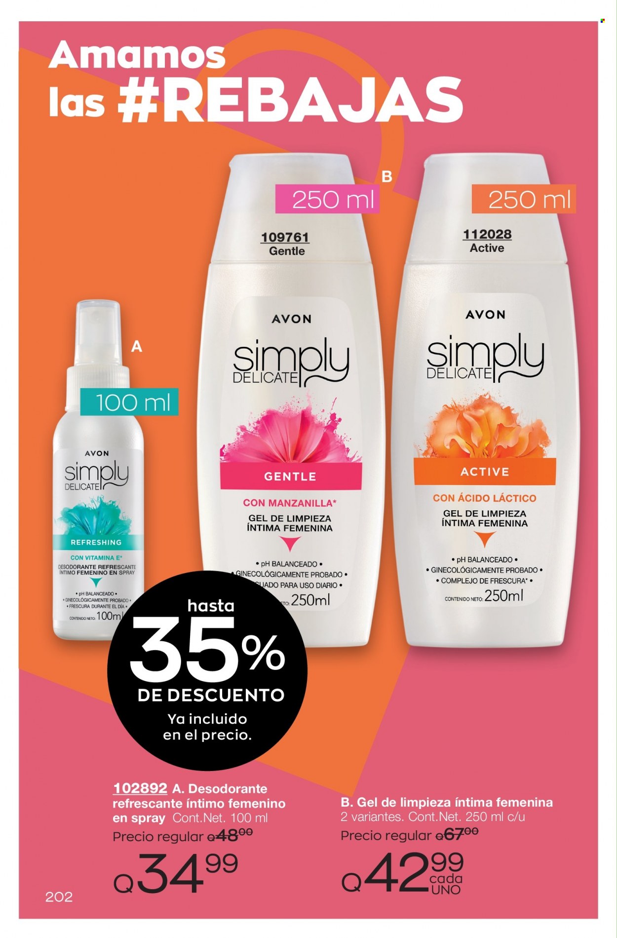 Catálogo Avon. Página 202
